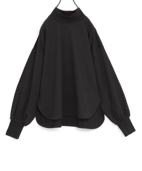 n'OrLABEL(ノアールレーベル)の「タートルボリューム袖ロンT(Tシャツ/カットソー・レディース・ボルドー/オフホワイト/ブラック/チャコールグレー・2/1)」の14枚目の写真