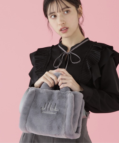 JILL by JILL STUART（ジルバイジルスチュアート）の「◇フラッフィトートバッグ（ハンドバッグ・レディース・ピンク/ホワイト/ピンク系その他/グレー系その他/ライトグレー・FREE）」の6枚目の写真
