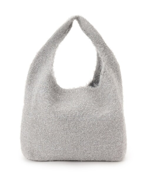 grove（グローブ）の「◆ラメニットショルダー（トートバッグ・レディース・チャコールグレー/オフホワイト/グレー・00）」の11枚目の写真