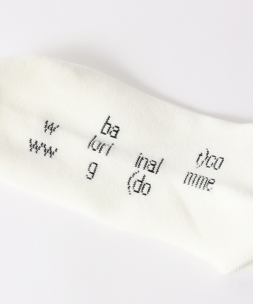 bal(バル)の「【BAL × UMBRO / バル × アンブロ】JACQUARD SOCKS(ソックス/靴下・メンズ・ブラック/ホワイト・FREE)」の5枚目の写真