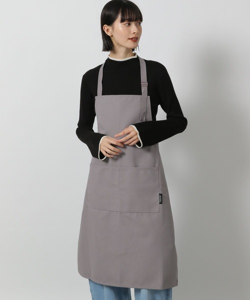 新品　casapicone エプロン　グレー　完売品 首掛けスリットエプロン グレー | E'PICE