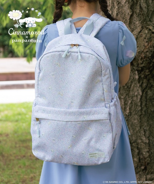 新品　タグなし　リュック　MILPOM ミルポン 撥水マルチポケットリュックL A4【マイメロディ/シナモロール/ハロー