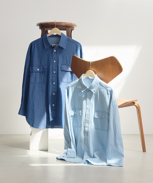 ROPE' PICNIC（ロペピクニック）の「デニムシャツ（シャツ/ブラウス