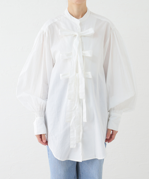 crinkle crinkle crinkle ribbon blouse crinkle crinkle crinkle ribbon blouse