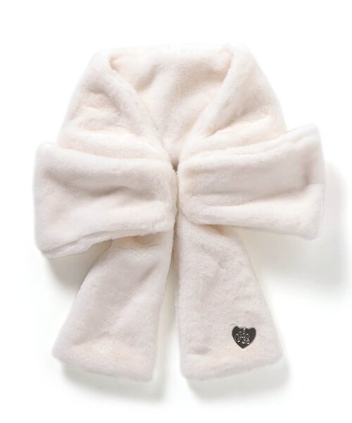 algy（アルジー）の「リボンネック（マフラー・キッズ・オフホワイト/サックスブルー/ピンク・FREE）」の5枚目の写真