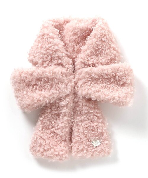 algy（アルジー）の「リボンネック（マフラー・キッズ・オフホワイト/サックスブルー/ピンク・FREE）」の6枚目の写真