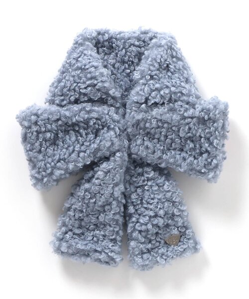 algy（アルジー）の「リボンネック（マフラー・キッズ・オフホワイト/サックスブルー/ピンク・FREE）」の7枚目の写真