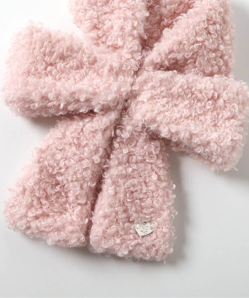 algy（アルジー）の「リボンネック（マフラー・キッズ・オフホワイト/サックスブルー/ピンク・FREE）」の10枚目の写真