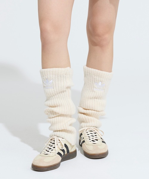 adidas クリーム色 レッグウォーマー 新品 adidas レッグカバー レッグウォーマー LEG WARMERS / アディダス