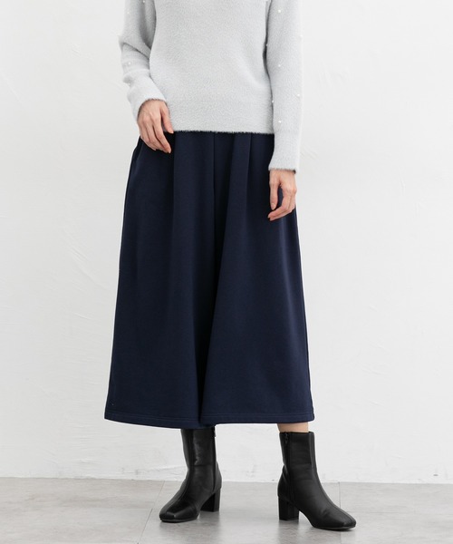 Honeys（ハニーズ）の「【ハニぽか】暖パンあったかガウチョパンツ（その他パンツ・レディース・レッド/ブラック/ネイビー/チャコール/ベージュ・S/M/L/LL/3L）」の14枚目の写真