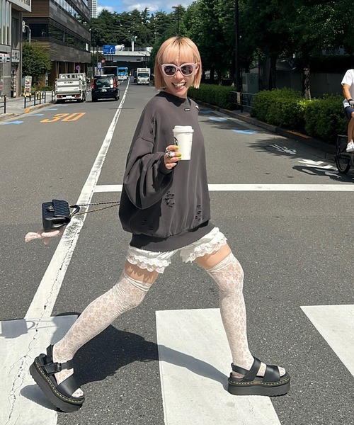 kamiyu かぼちゃパンツ ベビー]いちご刺繍ストレッチデニムカボチャパンツ（ボトムス