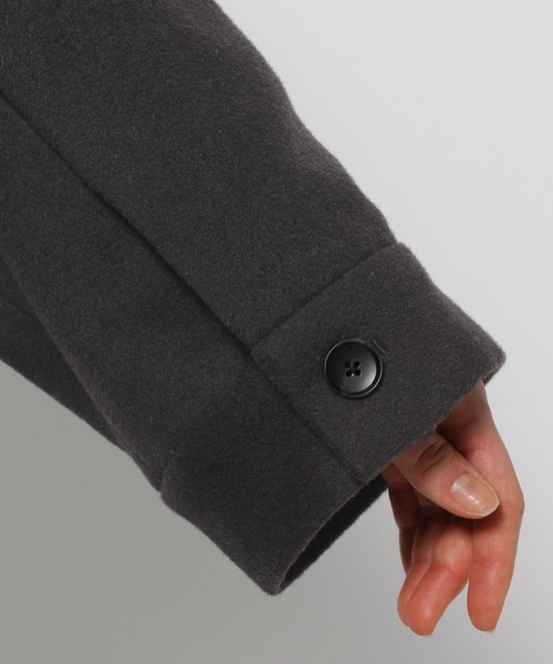 HARE（ハレ）の「ウールソデアキトレンチコート(HARE)（トレンチコート・レディース・グレー/ブラック・FREE）」の10枚目の写真