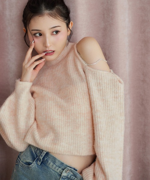 なで肩がフェミニンセットアップ Moredde マタニティから産後も使える 2－WAYカットソー