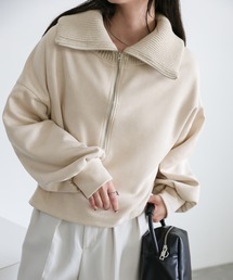 select MOCA（セレクトモカ）の「スエードポンチハーフジップトップス（その他トップス）」