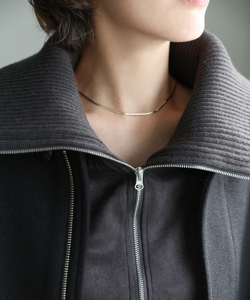 セール】スエードポンチハーフジップトップス（その他トップス