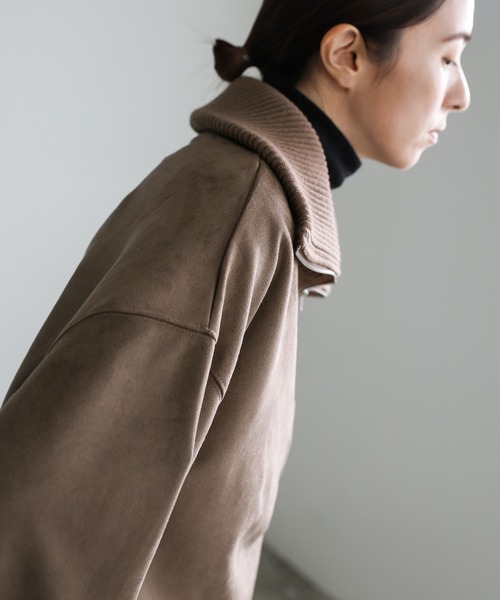 セール】スエードポンチハーフジップトップス（その他トップス