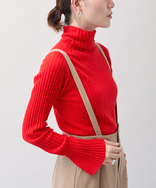 ENRICA(エンリカ) カシミヤシルクRib 24W002KNIT193(ニット/セーター)|enrica(エンリカ)
