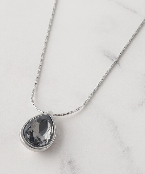 SHOO・LA・RUE(シューラルー)の「◆ビジュードロップネックレス(ネックレス・レディース・ピンクゴールド/ゴールド/シルバー・00)」の2枚目の写真