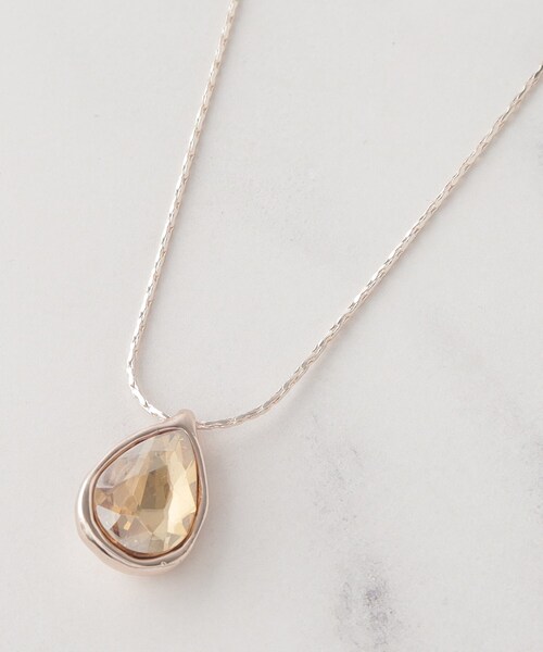 SHOO・LA・RUE(シューラルー)の「◆ビジュードロップネックレス(ネックレス・レディース・ピンクゴールド/ゴールド/シルバー・00)」の5枚目の写真