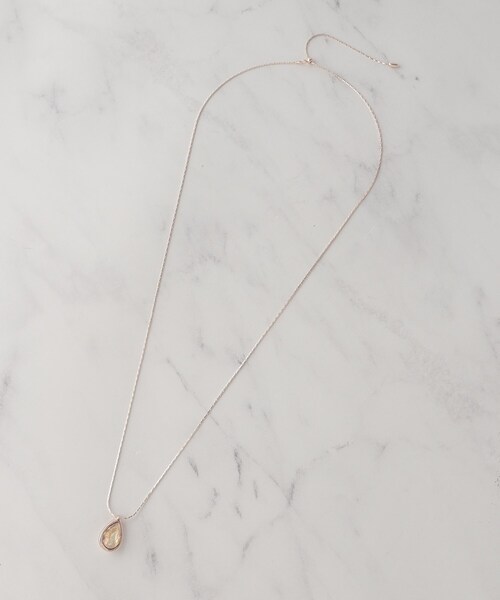 SHOO・LA・RUE(シューラルー)の「◆ビジュードロップネックレス(ネックレス・レディース・ピンクゴールド/ゴールド/シルバー・00)」の6枚目の写真