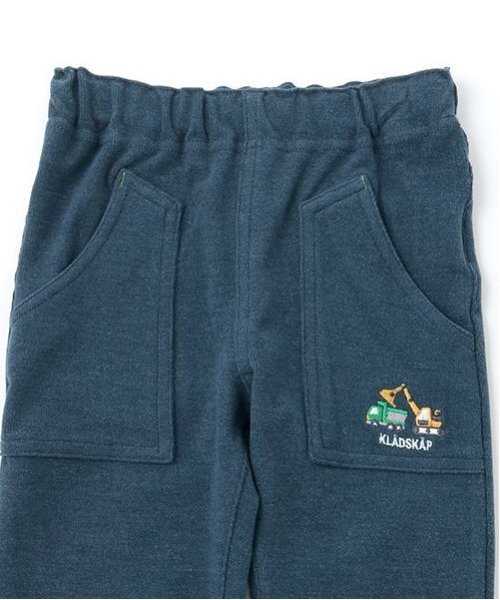 kladskap（クレードスコープ）の「重機裾裏プリントロング丈ストレートパンツ（チノパンツ・キッズ・マスタード/ネイビー・90cm/100cm/110cm/120cm/80ｃｍ）」の15枚目の写真