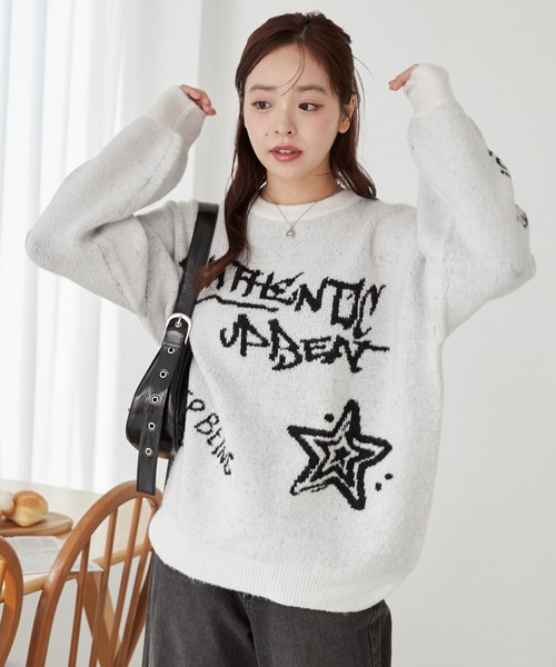 セール】WEGO/【25年春夏/待望の再入荷】フラッフィーグラフィックBIG