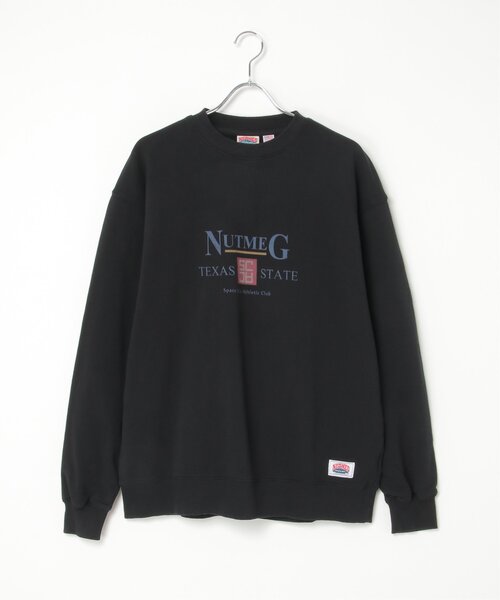NO NEED（ノーニード）の「【NUTMEG/ナツメグ】TEXAS クルースウェット（スウェット・メンズ・オフホワイト/グレー/チャコール/ネイビー/ブラック・M/L）」の6枚目の写真