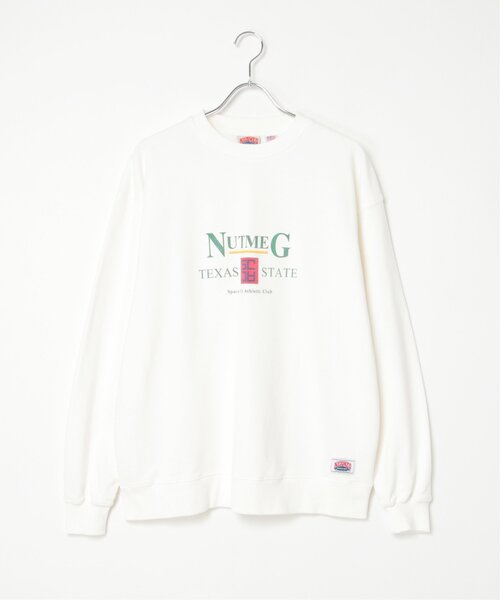NO NEED（ノーニード）の「【NUTMEG/ナツメグ】TEXAS クルースウェット（スウェット・メンズ・オフホワイト/グレー/チャコール/ネイビー/ブラック・M/L）」の21枚目の写真