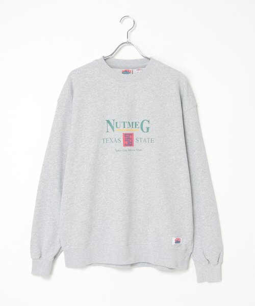 NO NEED（ノーニード）の「【NUTMEG/ナツメグ】TEXAS クルースウェット（スウェット・メンズ・オフホワイト/グレー/チャコール/ネイビー/ブラック・M/L）」の22枚目の写真