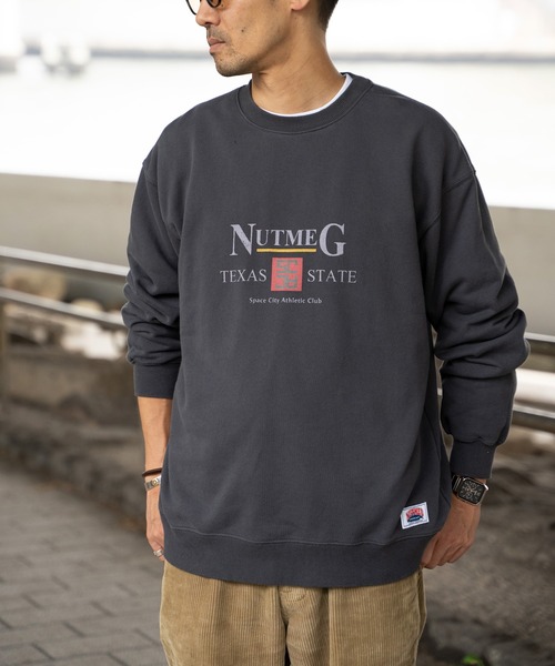セール】【NUTMEG/ナツメグ】TEXAS クルースウェット（スウェット