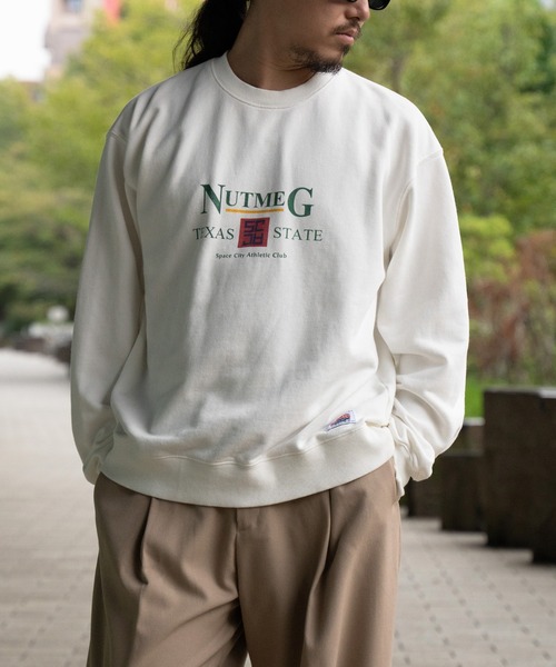 セール】【NUTMEG/ナツメグ】TEXAS クルースウェット（スウェット