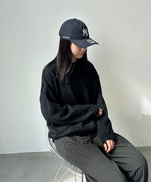 UNDERSTATEMENTs（アンダーステイトメント）の「【ユニセックス】クルーネックシャギーニット（ニット/セーター・メンズ・ホワイト/ブラック・LARGE/MEDIUM）」の15枚目の写真