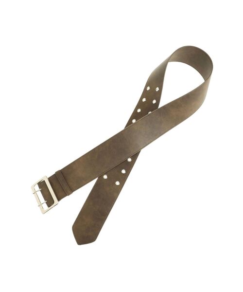 jouetie(ジュエティ)の「ワイドハトメベルト(ベルト・レディース・ブラック/ブラウン・FREE)」の4枚目の写真