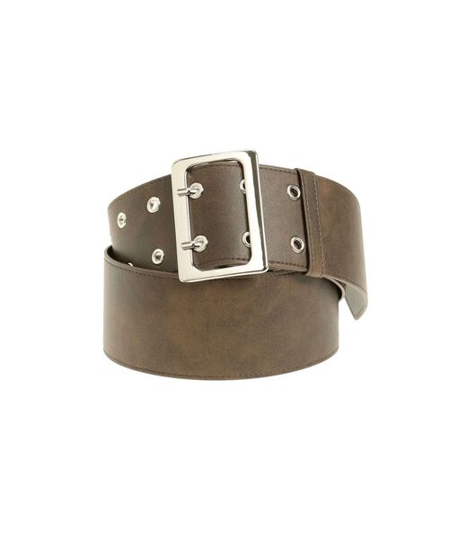 jouetie(ジュエティ)の「ワイドハトメベルト(ベルト・レディース・ブラック/ブラウン・FREE)」の8枚目の写真
