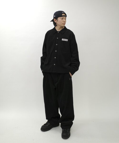 Sourcream（サワークリーム）の「＊セットアップ可能品番【Sourcream】コーデュロイワークシャツ（シャツ/ブラウス・メンズ・ネイビー/ブラウン/チャコールグレー/ブラック・MEDIUM/LARGE）」の5枚目の写真