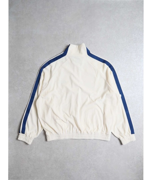 Right-on（ライトオン）の「【VISION STREET WEAR】ベロアトラックジャケット（ジャージ・メンズ・ネイビー/キナリ/ダークグレー/ブラック・XL/L/M）」の5枚目の写真