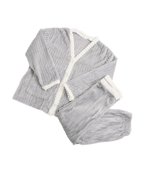 Dita（ディータ）の「ソフトマイクロカーデセットアップ（ルームウェア/パジャマ・レディース・アイボリー/グレー/ピンク・FREE）」の20枚目の写真