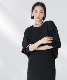 NANO universe（ナノユニバース）の「【追加生産】フクレジャガードカットトップス(セットアップ可)（Tシャツ/カットソー）」