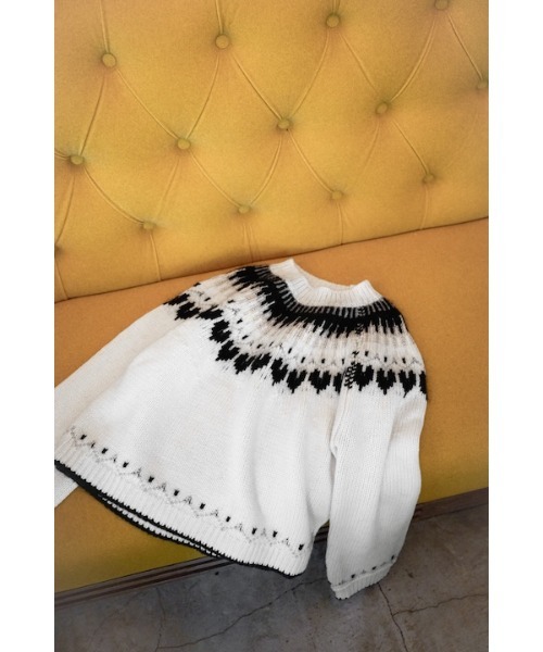 Her lip to（ハーリップトゥー）の「Heart Fair Isle Knit Pullover