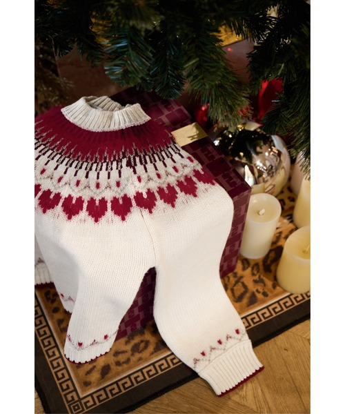 Heart Fair Isle Knit Pullover（ニット/セーター）｜Her lip to（ハー