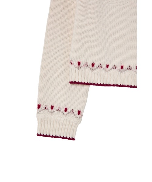 Heart Fair Isle Knit Pullover（ニット/セーター）｜Her lip to（ハー