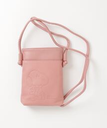 SNOOPY（スヌーピー）の「SNOOPY LEATHER COLLECTION/スヌーピーレザーコレクション/SSシリーズ スマホポシェット/SN0140（ボディバッグ/ウエストポーチ）」