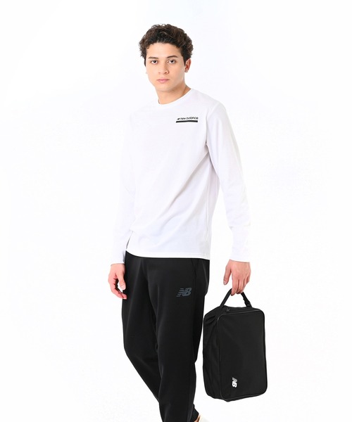 NEW BALANCE(ニューバランス)の「シューズケース L(クラッチバッグ・メンズ・ブラック×ホワイト・ONE SIZE)」の6枚目の写真