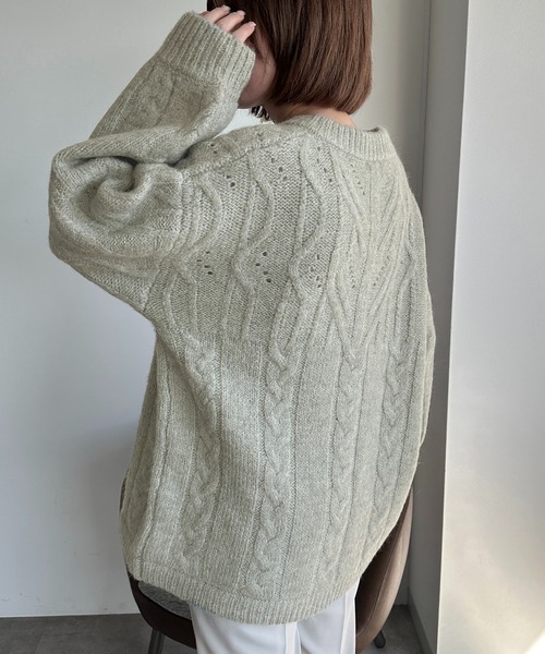 即日発送 新品 即完売品 pium レイヤードケーブルニット チャコール pium_shibuya109 | ♡ 5/16(fri)〜 pium SHIBUYA109店 新作販売