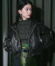 HARE | フェイクレザーN2B(HARE)(ブルゾン)