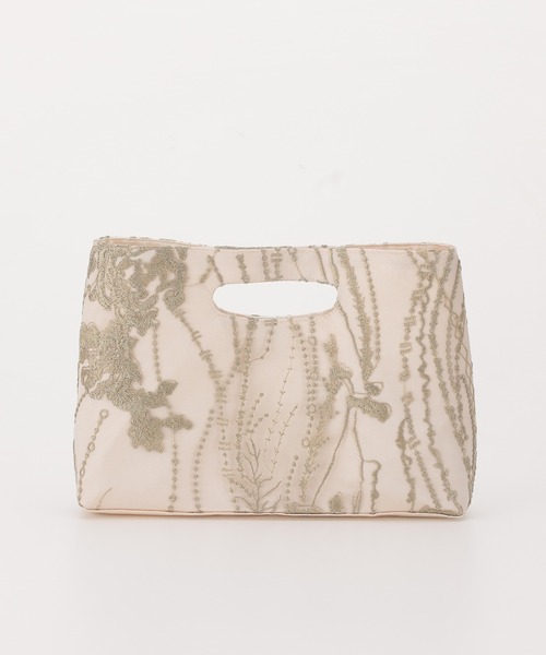 haremode（ハレモード）の「結婚式 お呼ばれ 謝恩会 成人式 対応 フォーマル トートバッグ 刺繍 ハンドホール パーティ オケージョン バッグ（クラッチバッグ・レディース・ブラック/ベージュ/グリーン・FREE）」の17枚目の写真