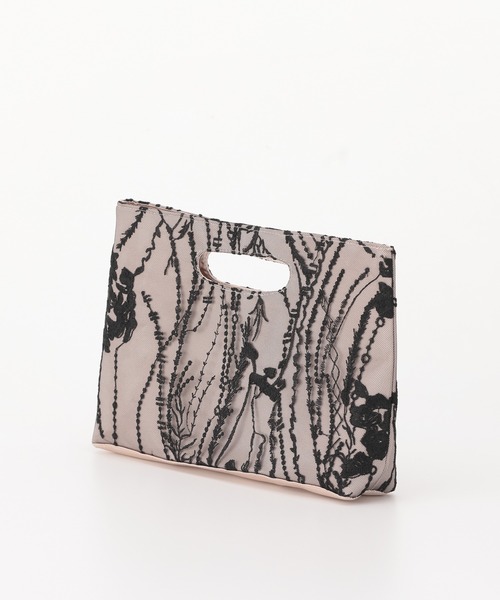 haremode（ハレモード）の「結婚式 お呼ばれ 謝恩会 成人式 対応 フォーマル トートバッグ 刺繍 ハンドホール パーティ オケージョン バッグ（クラッチバッグ・レディース・ブラック/ベージュ/グリーン・FREE）」の20枚目の写真