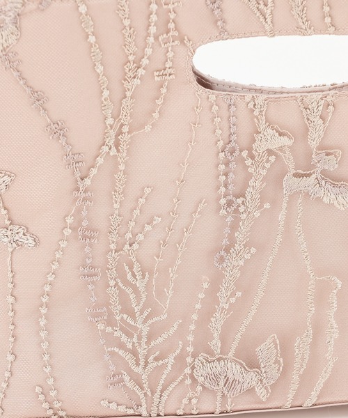 haremode（ハレモード）の「結婚式 お呼ばれ 謝恩会 成人式 対応 フォーマル トートバッグ 刺繍 ハンドホール パーティ オケージョン バッグ（クラッチバッグ・レディース・ブラック/ベージュ/グリーン・FREE）」の6枚目の写真