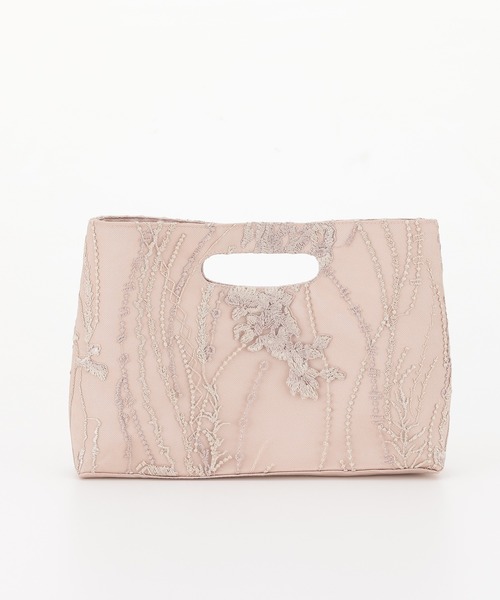 haremode（ハレモード）の「結婚式 お呼ばれ 謝恩会 成人式 対応 フォーマル トートバッグ 刺繍 ハンドホール パーティ オケージョン バッグ（クラッチバッグ・レディース・ブラック/ベージュ/グリーン・FREE）」の9枚目の写真