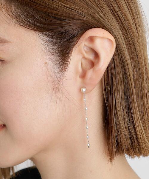 grove(グローブ)の「パール調ロングピアス【入卒対応可】(ピアス(両耳用)・レディース・ゴールド/シルバー・00)」の6枚目の写真